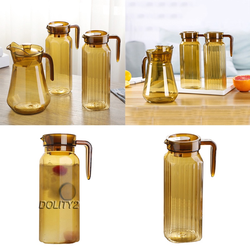1500ml Acrylic Carafe Pitcher Jug Teapot for Wine Water Juice for Restaurant