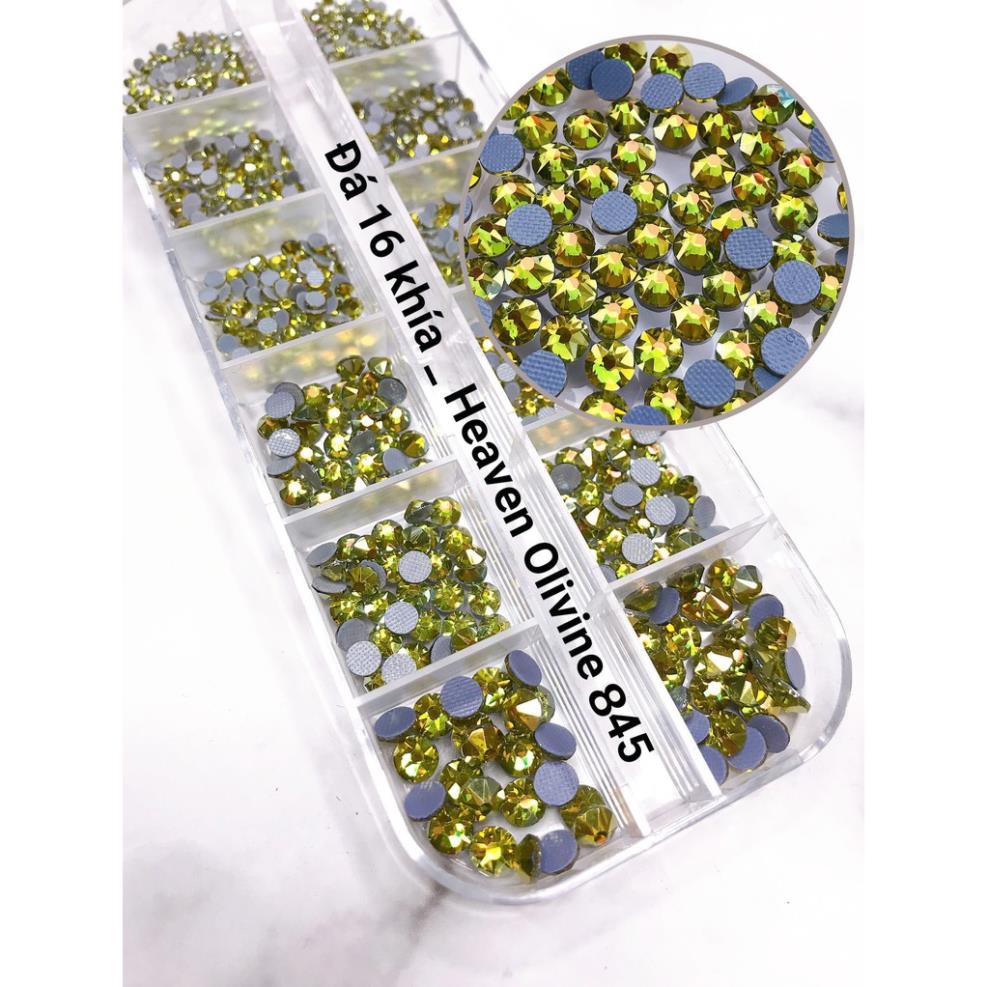 Đá chân lưới 16 khía heaven olivine 845