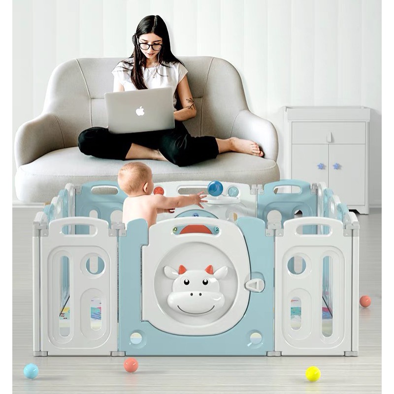 Quây Nhựa KIDWOW Hàn Quốc Hoạ Tiết Chú Bò Đáng Yêu