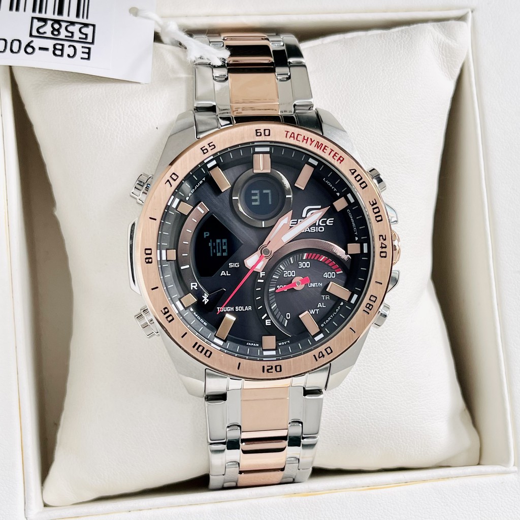 🎁GIÁ RẺ NHẤT- FREESHIP🎁 Đồng Hồ CASIO Nam Dây Da Cao Cấp CHÍNH HÃNG (Casio Edifice ECB-900DC-1A) ⌚️