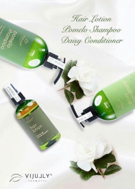 Combo Chăm Sóc Tóc Vijully Dầu gội bưởi + Dầu xả dừa + Tinh dầu bưởi Vijully cao cấp | BigBuy360 - bigbuy360.vn