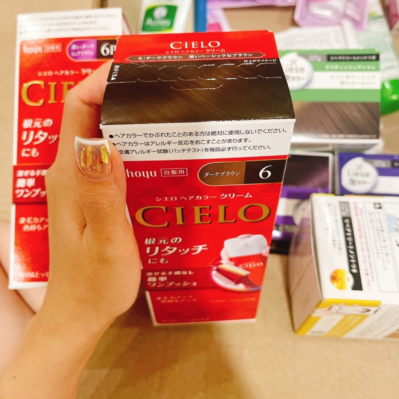 CÓ BILL NHẬT - NHUỘM TÓC PHỦ BẠC CIELO THẢO DƯỢC JAPAN CỦA KHÁCH