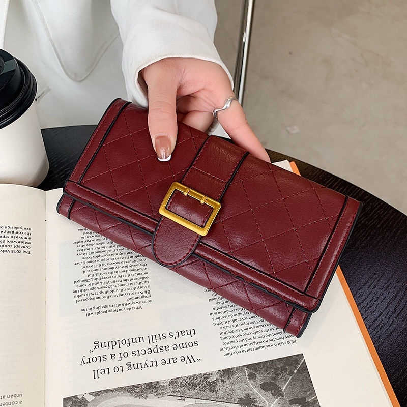 Ví dài đựng thẻ đơn giản thời trang cho nữ