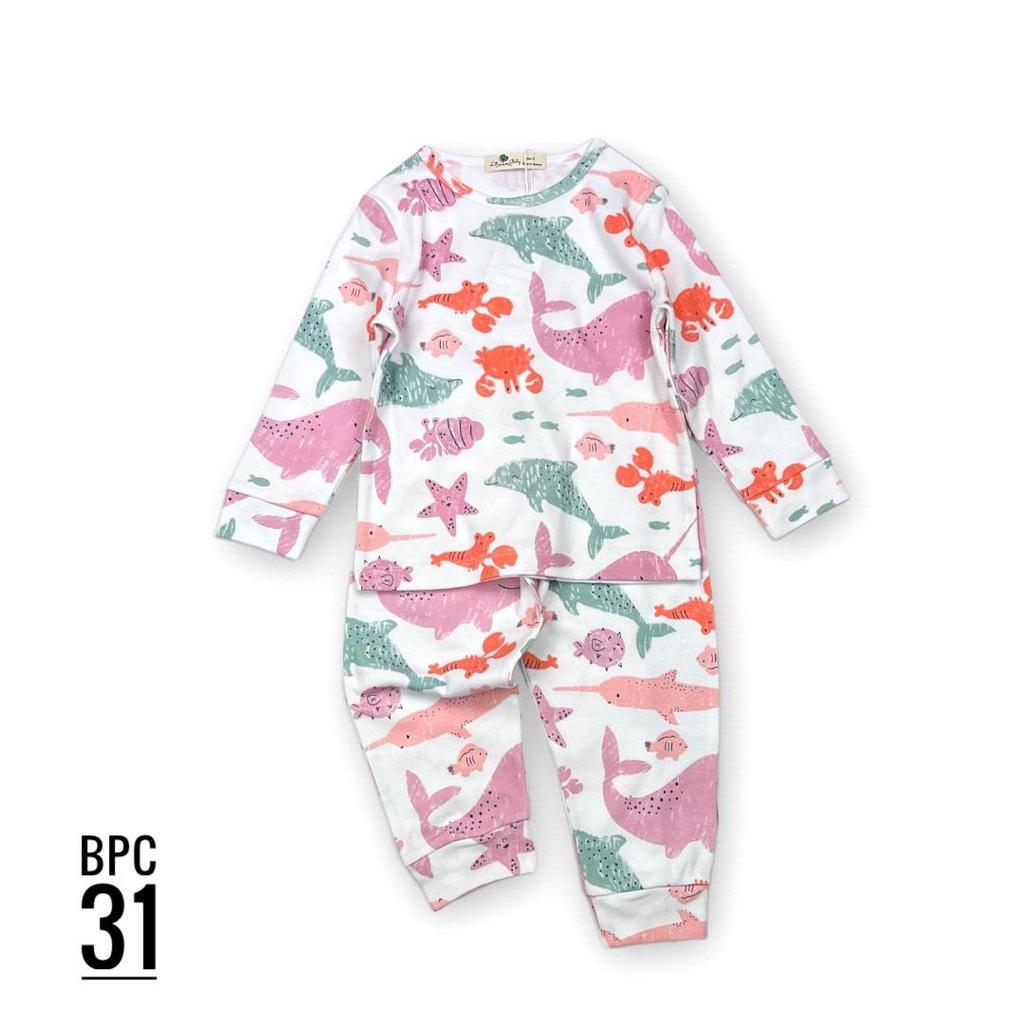 Bộ quần áo cotton thu đông LITIBABY họa tiết, cho bé 3-10 tuổi [BPC]