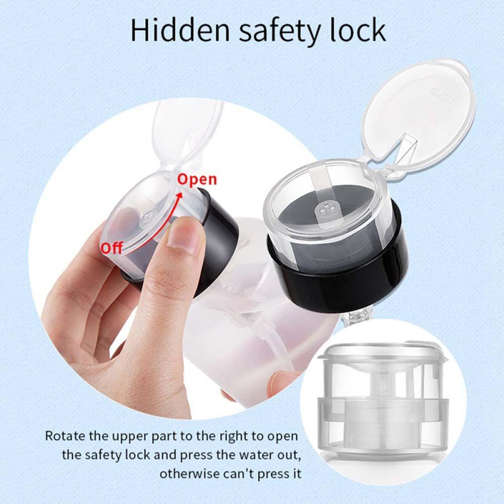 Bình Xịt Đựng Nước Rửa Móng Tay Bằng Nhựa UV Đa Năng Dạng Nhấn Tiện Dụng