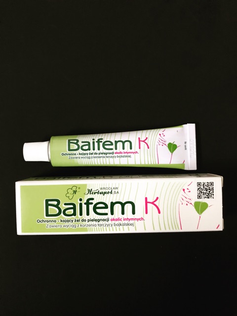 Baifem K - Gel Hoàng cầm bảo vệ dịu nhẹ