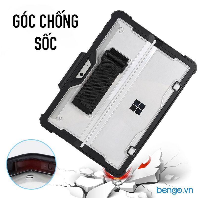 Ốp Lưng Surface Pro 9/Pro 8 Có Dây Đeo Vai Và Tay Trong Suốt - Zaki