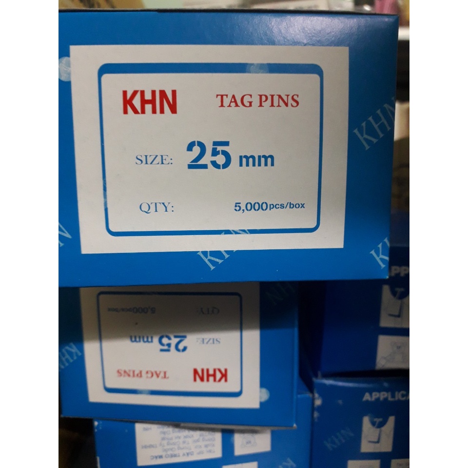 Dây treo nhãn mác  1 hộp 5000 cái Ti nhựa - Đạn súng bắn mác