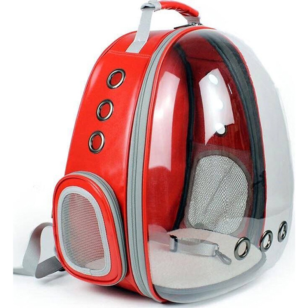 Balo Phi Hành Gia Cho Thú Cưng - Balo Vận Chuyển Chó Mèo Trong Suốt Hàng Đẹp