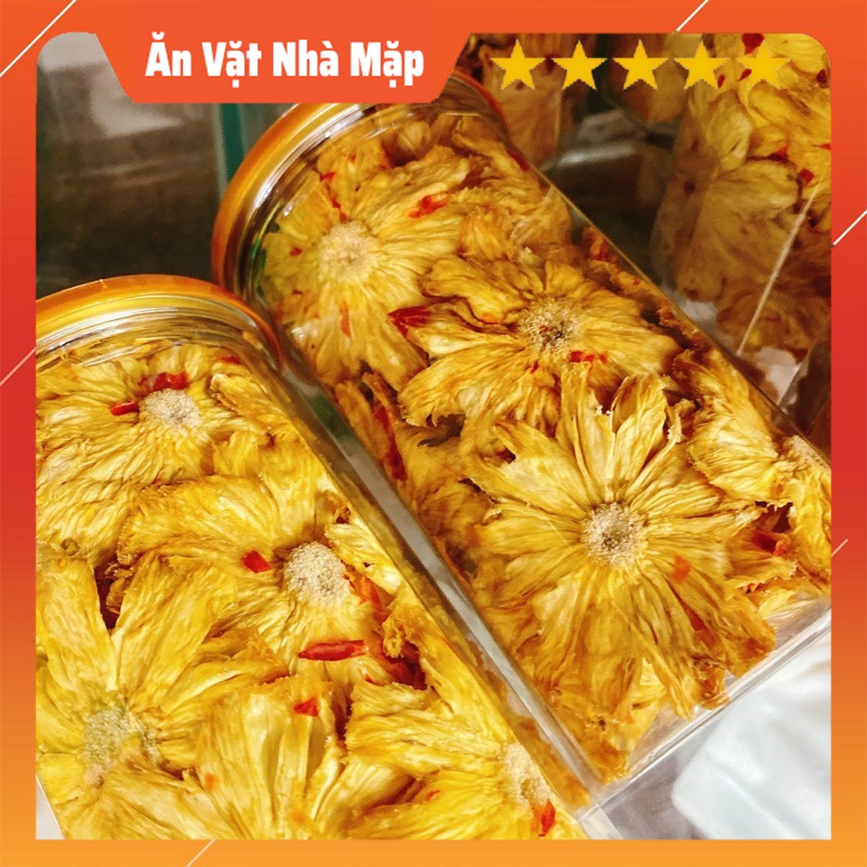Thơm Sấy Muối Ớt Vị Chua Cay Mặn Ngọt Thơm Ngon 300g