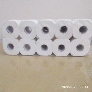 Giấy vệ sinh 10 cuộn 3 lớp - Đóng gói mới trọng lượng lớn hơn