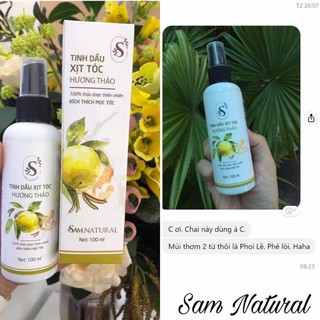 [SAM NATURAL] Tinh Dầu Xịt Tóc Hương Thảo
