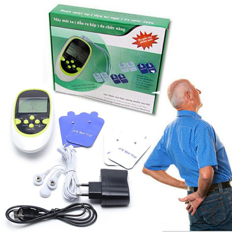 Máy massage xung điện trị liệu 8 miếng dán