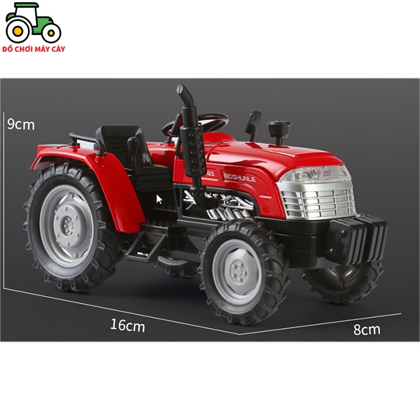 Máy kéo 55 HP – Ca bô tròn, xe máy cày đồ chơi, xe nông trại, đầu kéo, mã sản phẩm MK01
