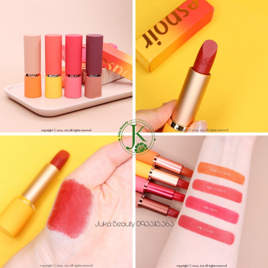 SON ESPOIR NOWEAR POWER MATTE LIPSTICK