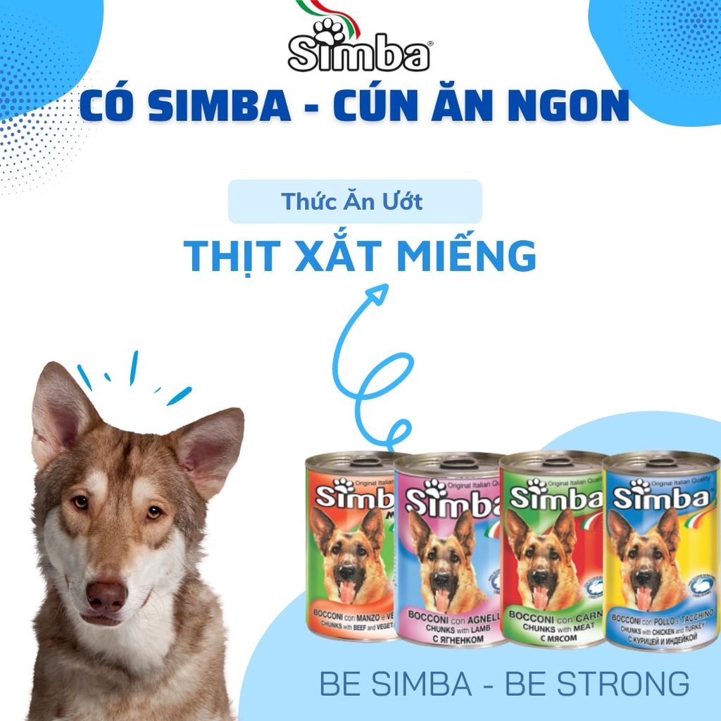 [Mã PET50K giảm Giảm 10% - Tối đa 50K đơn từ 250K] 𝗨𝗿𝗯𝗮𝗻_𝗦𝗶𝗺𝗯𝗮_Pate cho chó thuộc Monge Ý