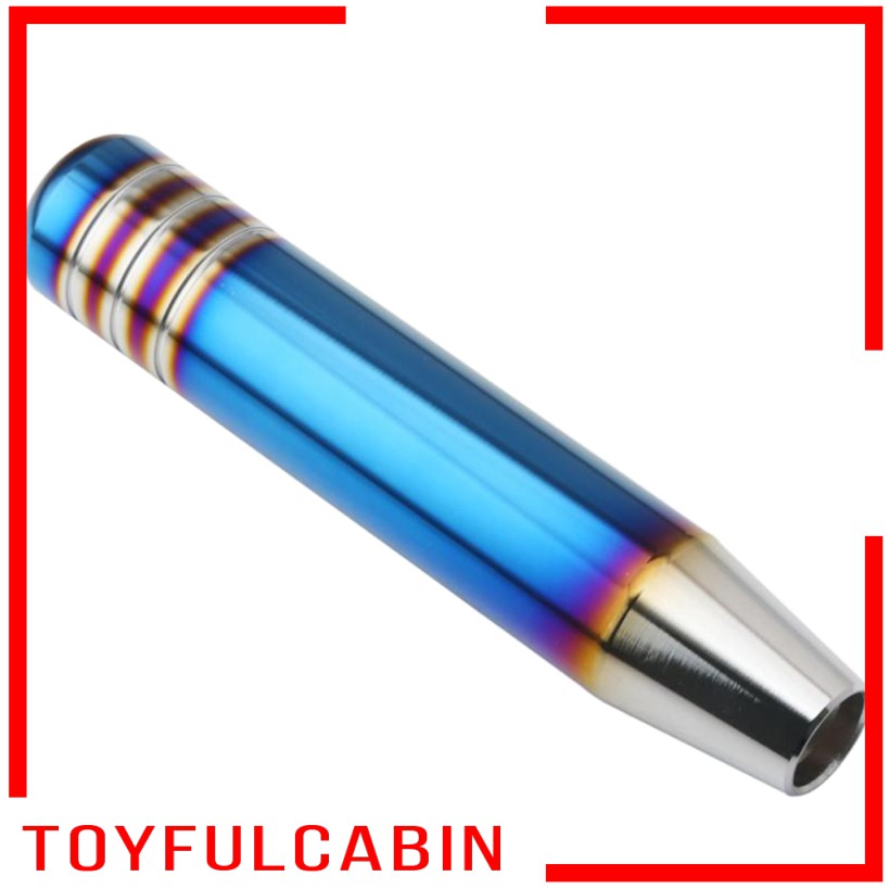 Núm Gạt Cần Số Xe Hơi Bằng Titan Màu Xanh Dương 18cm / 7inch Tiện Dụng