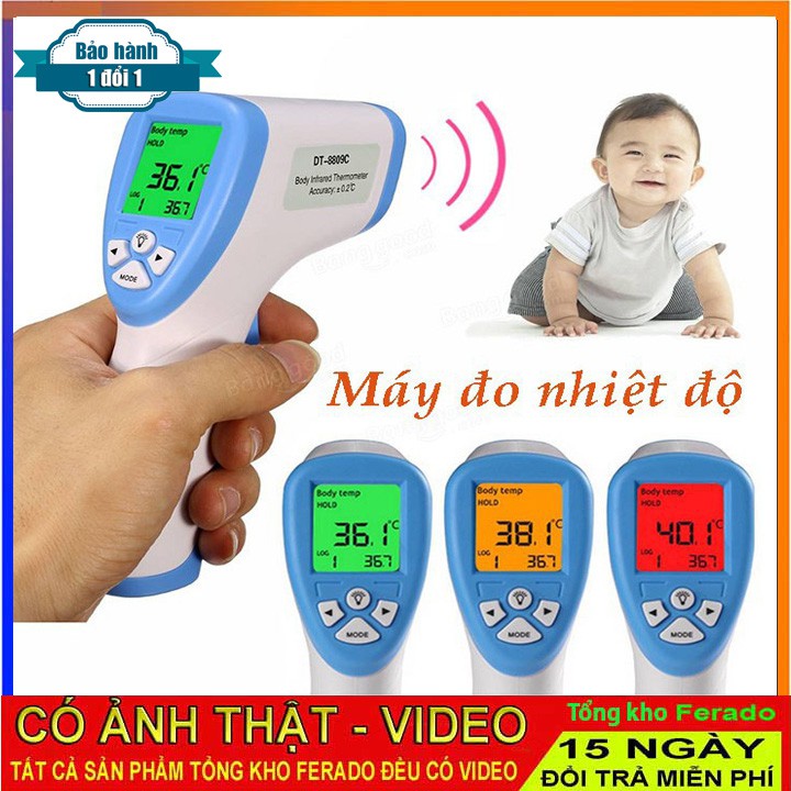 Súng bắn nhiệt độ - nhiệt kế hồng ngoại đo trán