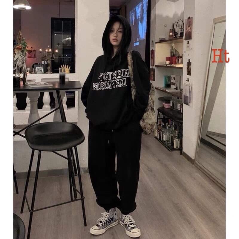 Bộ nỉ mũ cotton HER HT12