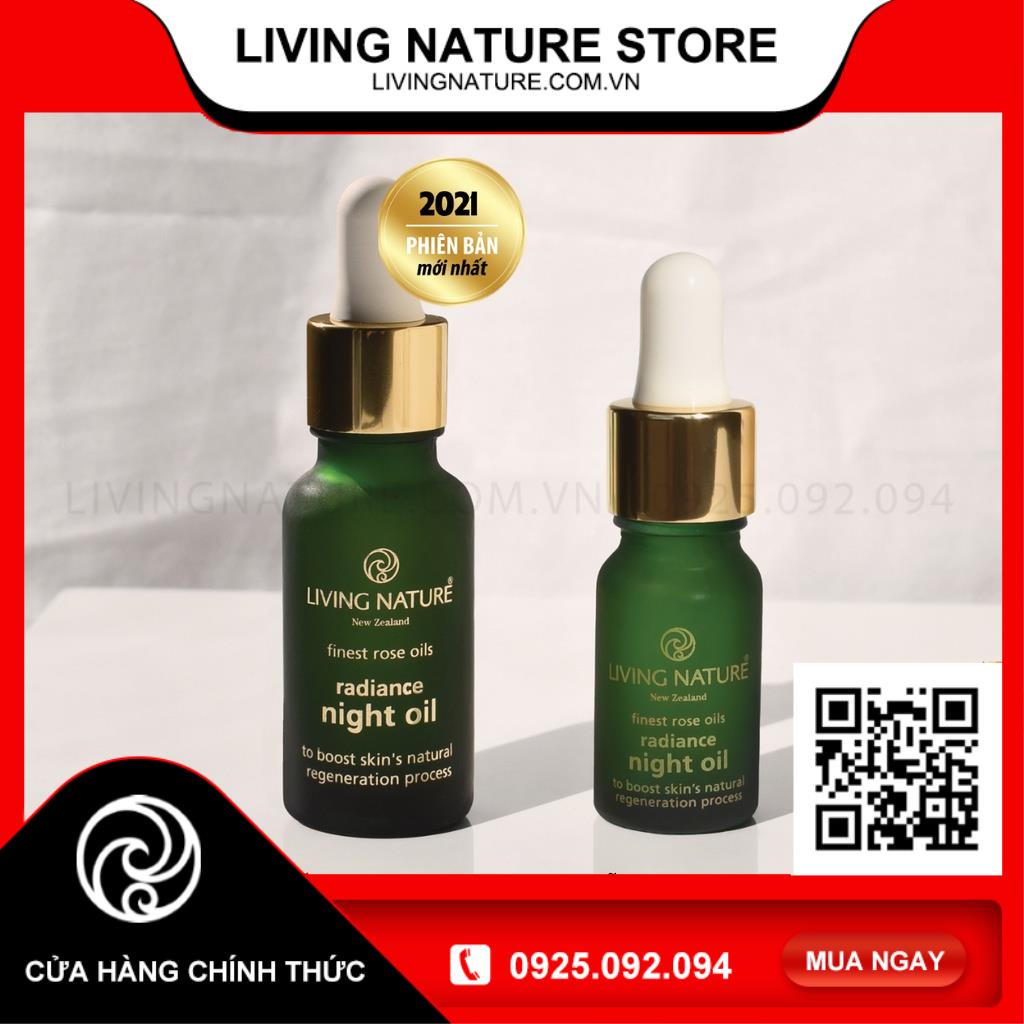[Official Store] Dầu dưỡng da Living Nature Radiance Night Oil 18ml (bản cập nhật) | BigBuy360 - bigbuy360.vn