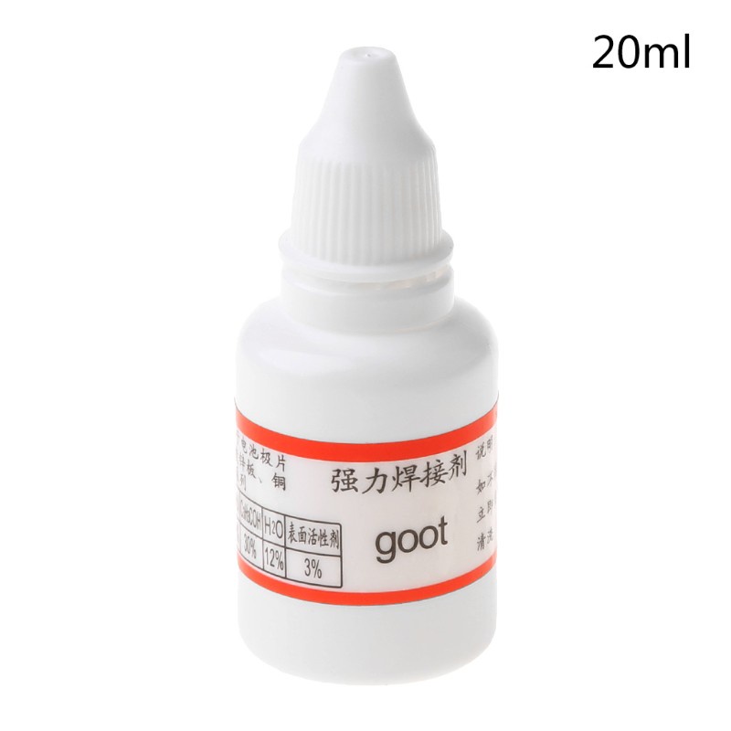 Keo hàn rosin dạng lỏng hiệu quả cao không cần chùi dành cho tấm thép không gỉ dành cho pin 18650