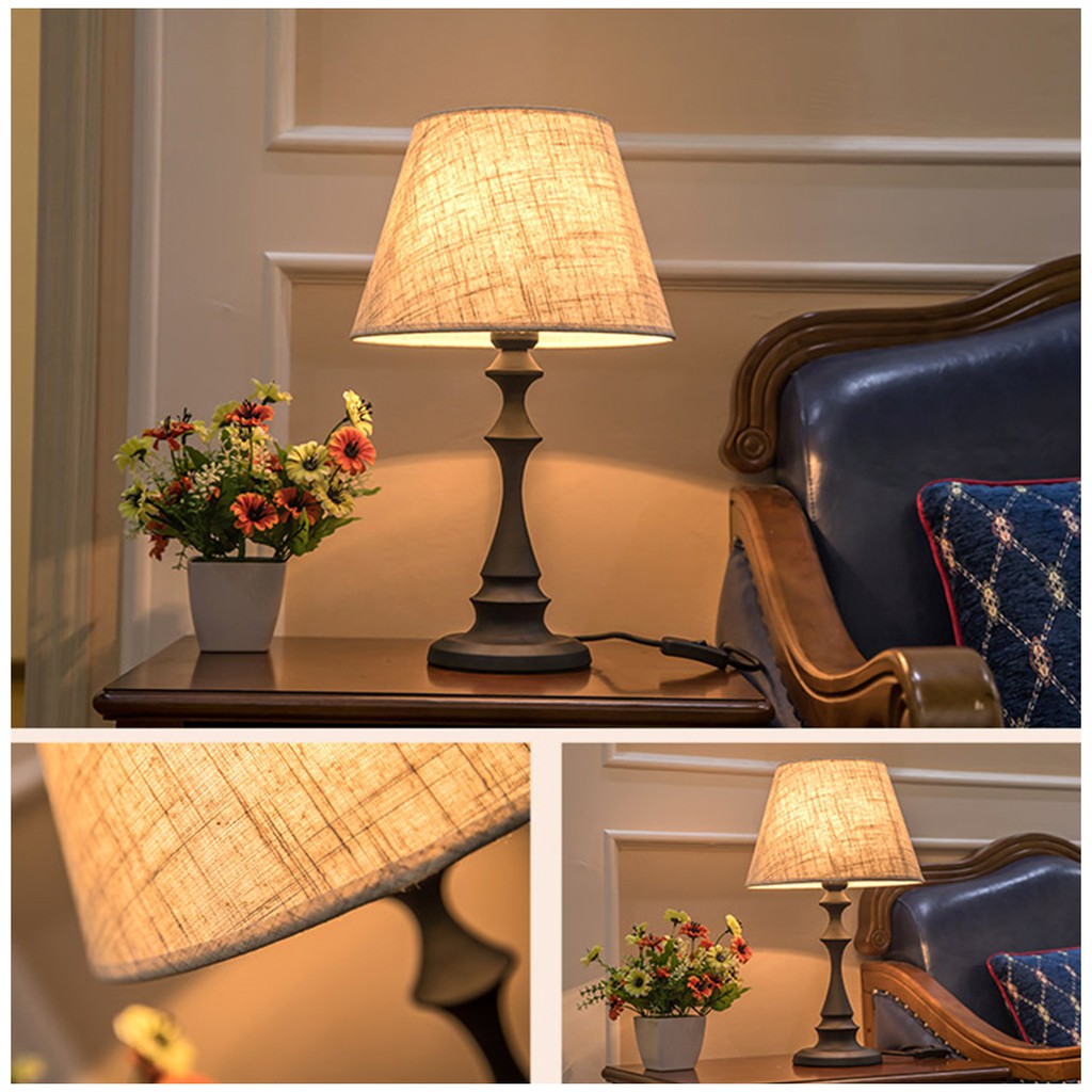 Đèn Để Bàn, Đèn Phòng Ngủ, Đèn decor Trang Trí Nội Thất SANG TRỌNG - 3 màu ánh sáng