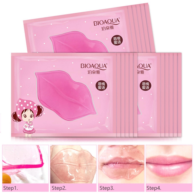 (Hàng Mới Về) Mặt Nạ Môi Collagen Dưỡng Ẩm Làm Trắng Môi | BigBuy360 - bigbuy360.vn