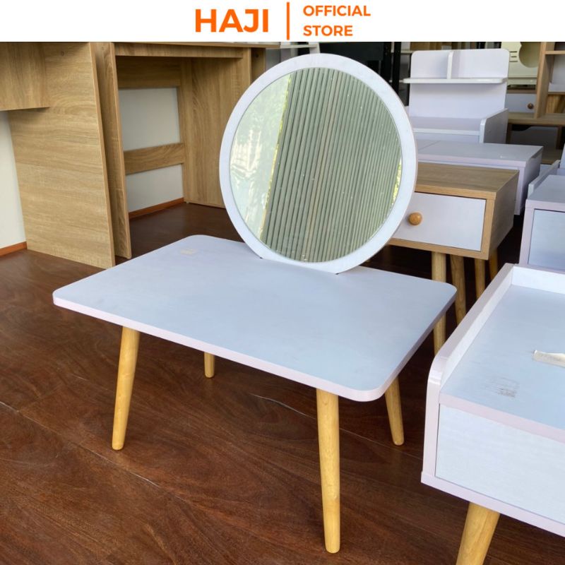 Bàn phấn có thể làm bàn học trữ vật dụng gọn gàng thương hiệu HAJI A117