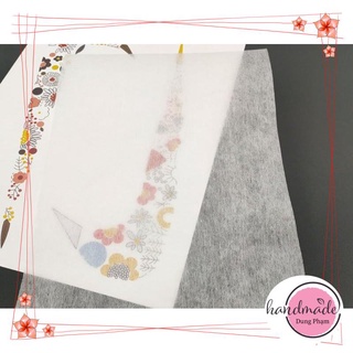 🌿Tấm 50cm x 50cm. Giấy scan lụa dùng để sao chép hình thêu lên vải _ Không tan trong nước 🌿