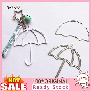 Depasar|  Khuôn cắt giấy nổi hình ô dù xinh xắn trang trí album/sổ tay/thiệp DIY