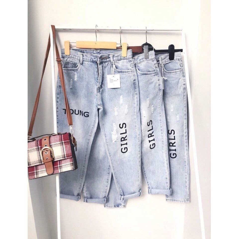 Quần Jean Nữ Cá Tính BAGGY IN GIRLS PIPIFASHION PPBIG