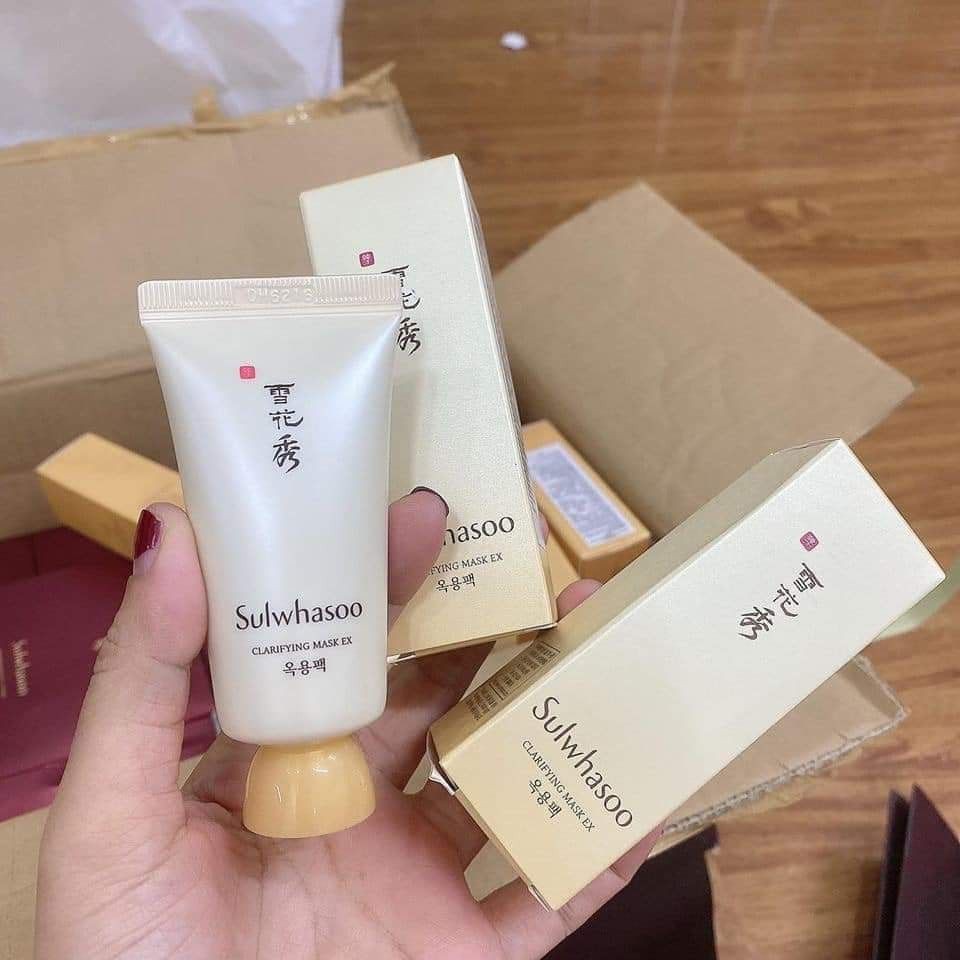 Mặt Nạ Thảo Dược Dưỡng Trắng Da SULWHASOO CLARIFYING MASK EX 30ML - Mặt Nạ Lột Thuốc Bắc - myphamchinhhangladycare