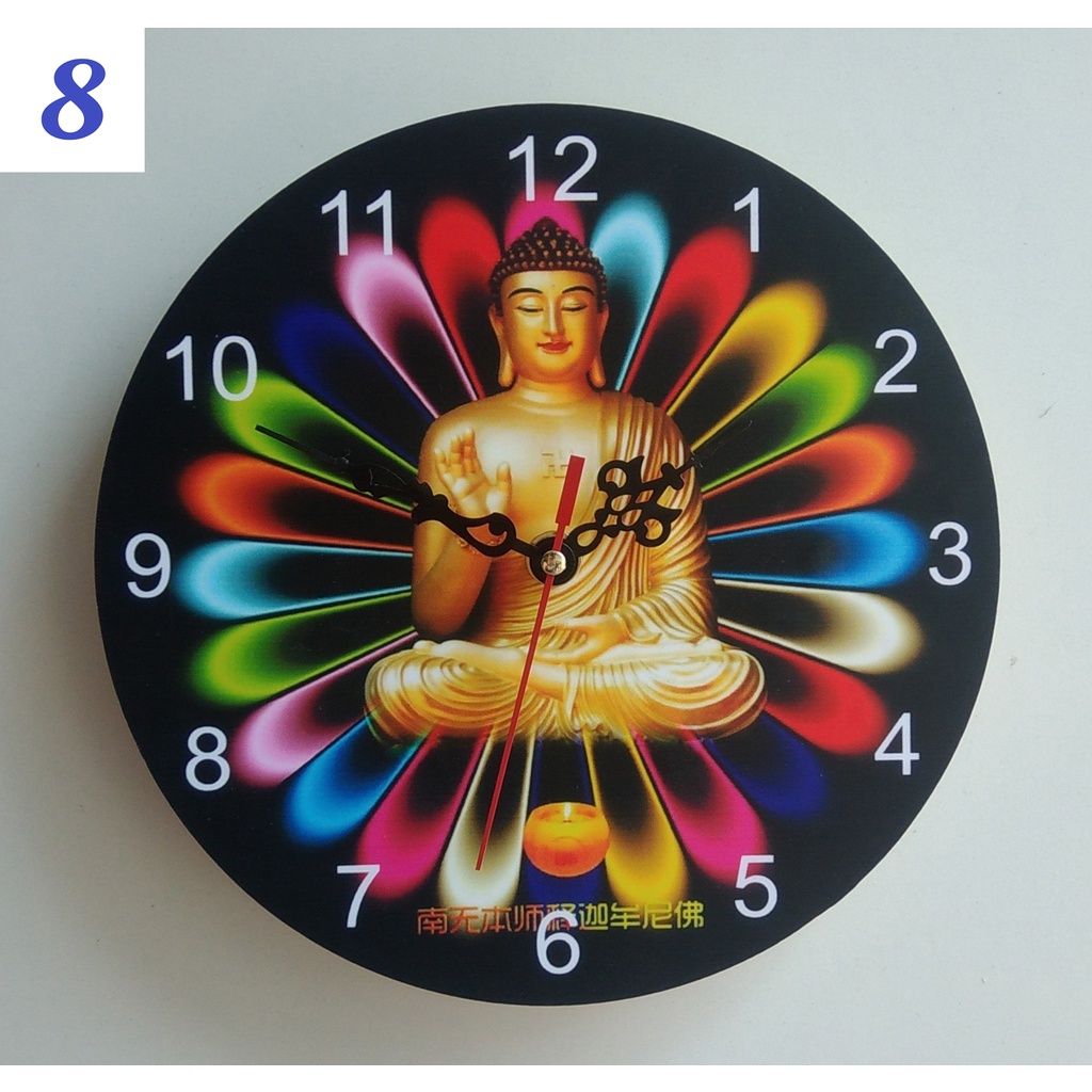 Đồng hồ treo tường hình phật
