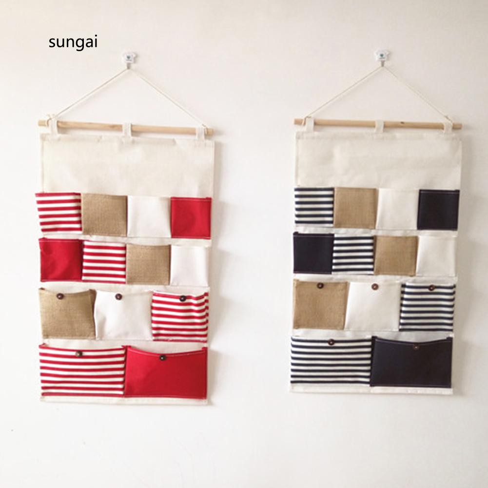 Túi Treo Tường Đựng Vật Dụng 13 Ngăn Tiện Lợi | BigBuy360 - bigbuy360.vn