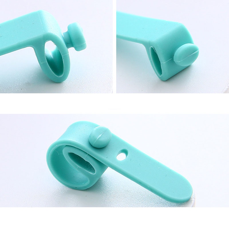 Set 4 dây buộc cáp bằng Silicon chống thất lạc gọn gàng tiện lợi