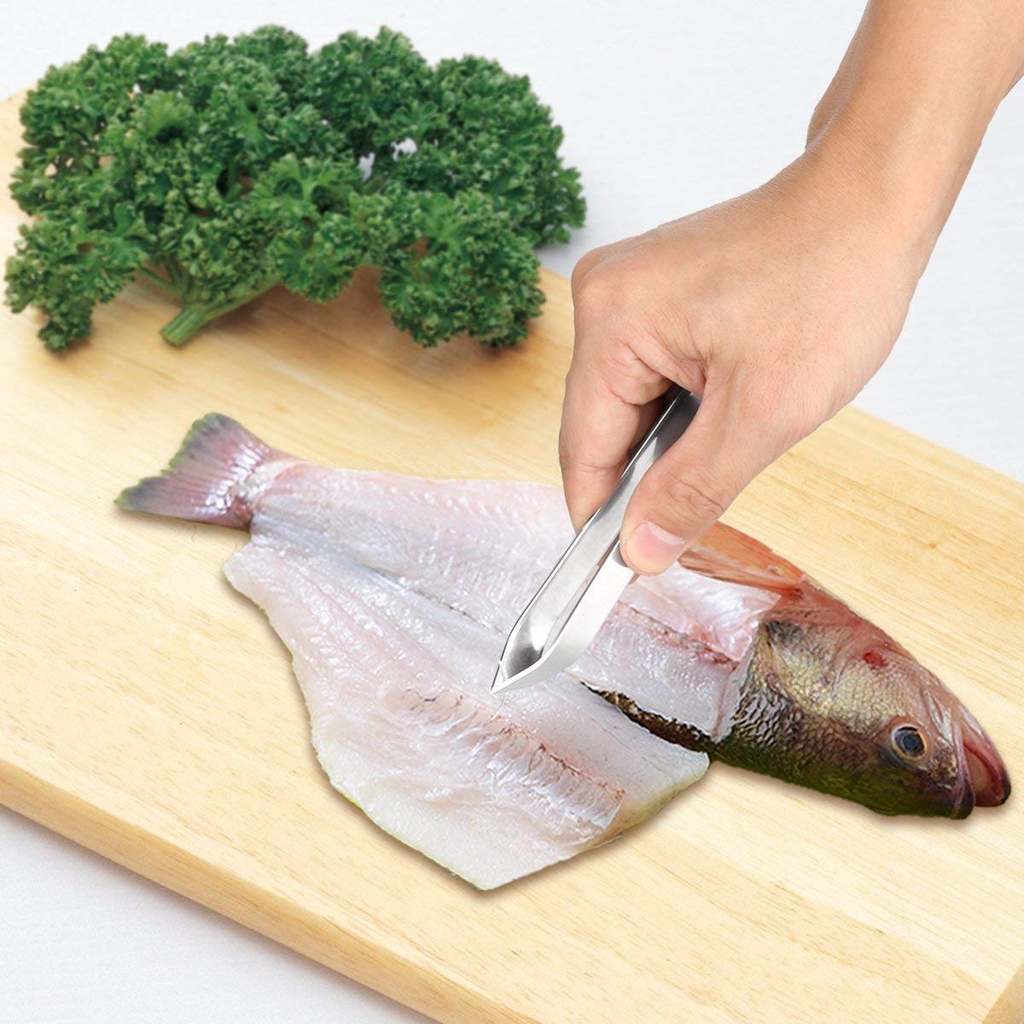 Nhíp Gắp Xương Cá Đa Năng Bằng Thép Không Gỉ (4.6&quot;)