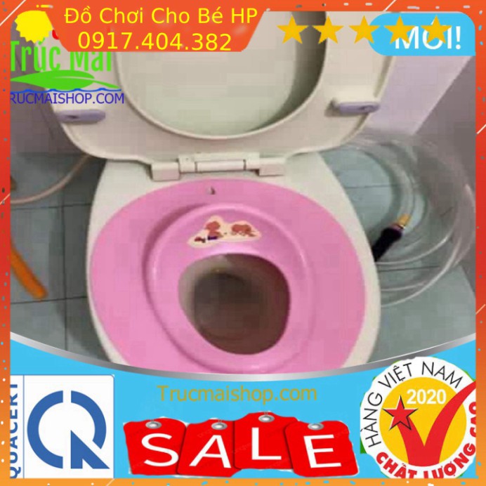 [SIÊU SALE] Kệ ngồi toilet cho bé - Miếng lót thu nhỏ bồn cầu nhựa Việt Nhật ✅  Đồ Chơi Trẻ Em HP