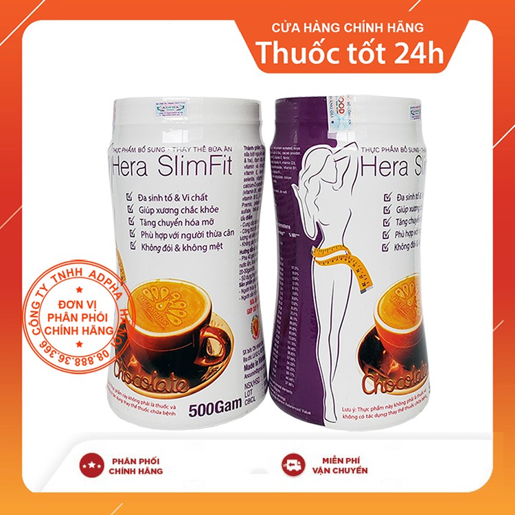 [Mẫu mới 2020] - Combo 2 hộp Sữa giảm cân Hera Slimfit 500g