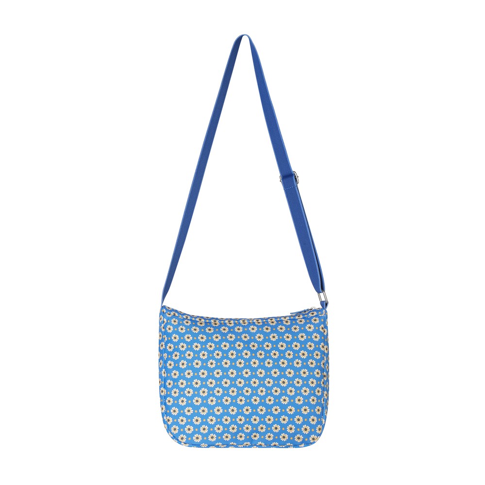 Cath Kidston - Túi đeo chéo Daisy Star Medium Recycled Zip Messenger - 979764 - Cornflower Blue