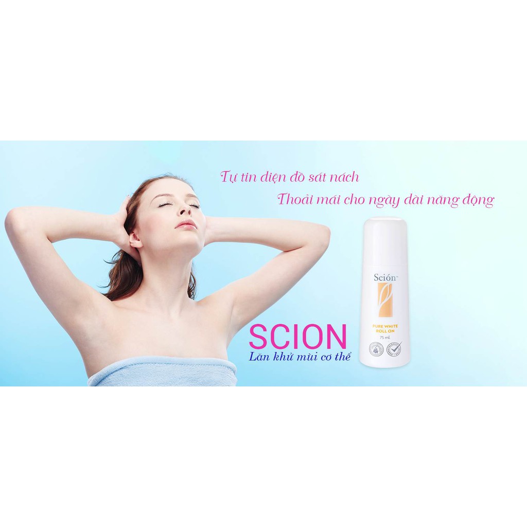 Lăn Khử Mùi Cơ Thể Scion Pure White Roll On LKM01