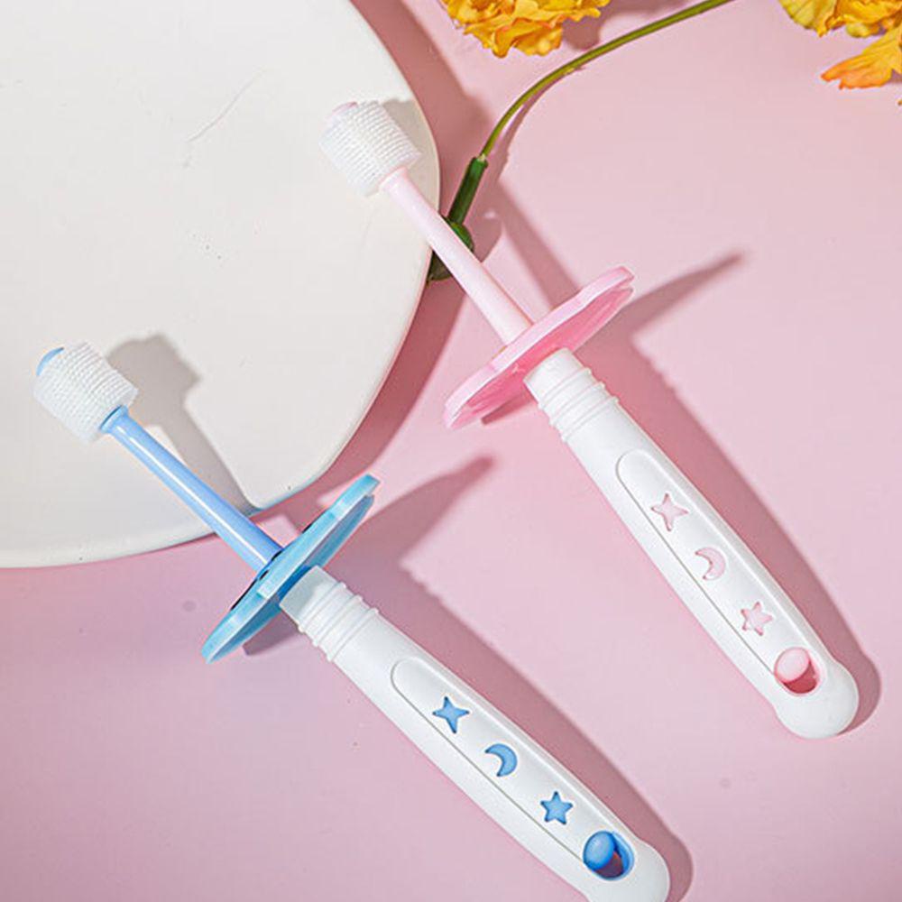 Bàn Chải Đánh Răng Nano Cấp Thực Phẩm Xoay 360 Độ Thoáng Khí An Toàn Dành Cho Trẻ