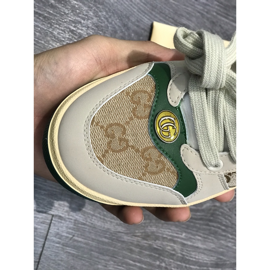 Siêu Phẩm Giày Thể Thao Sneaker Gu/cci Sơn Tùng Xanh Bản Sạch Cao Cấp Ảnh Thật +Freeship