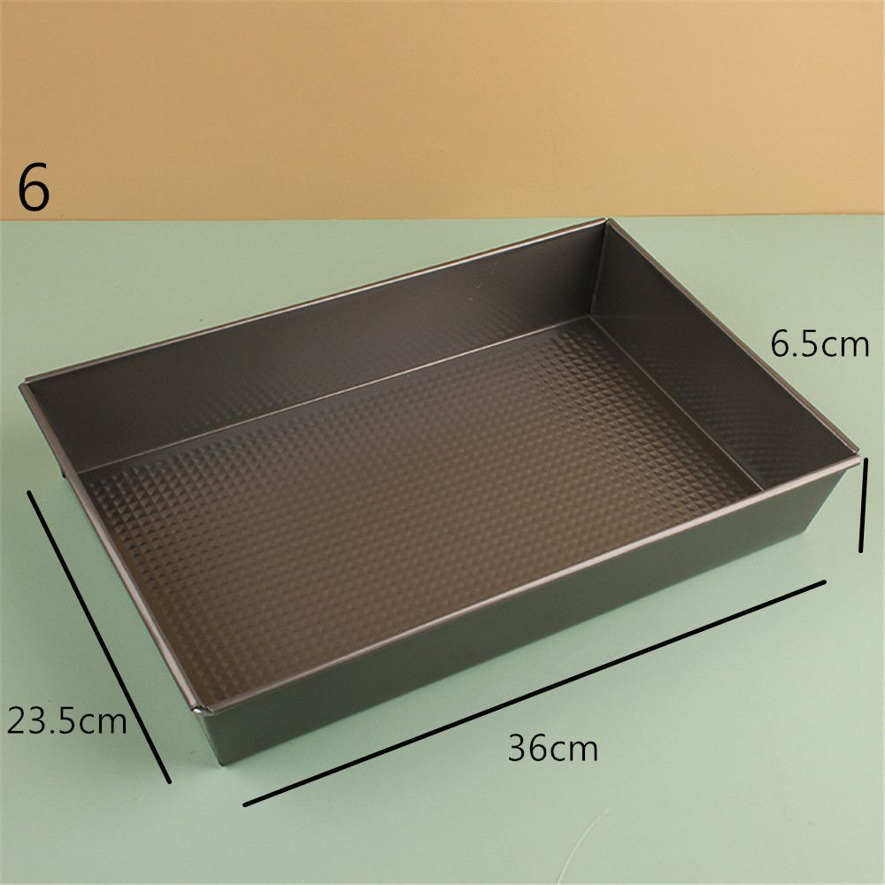 Khuôn Nướng Bánh Mì Hình Vuông Bằng Thép Carbon Chống Dính