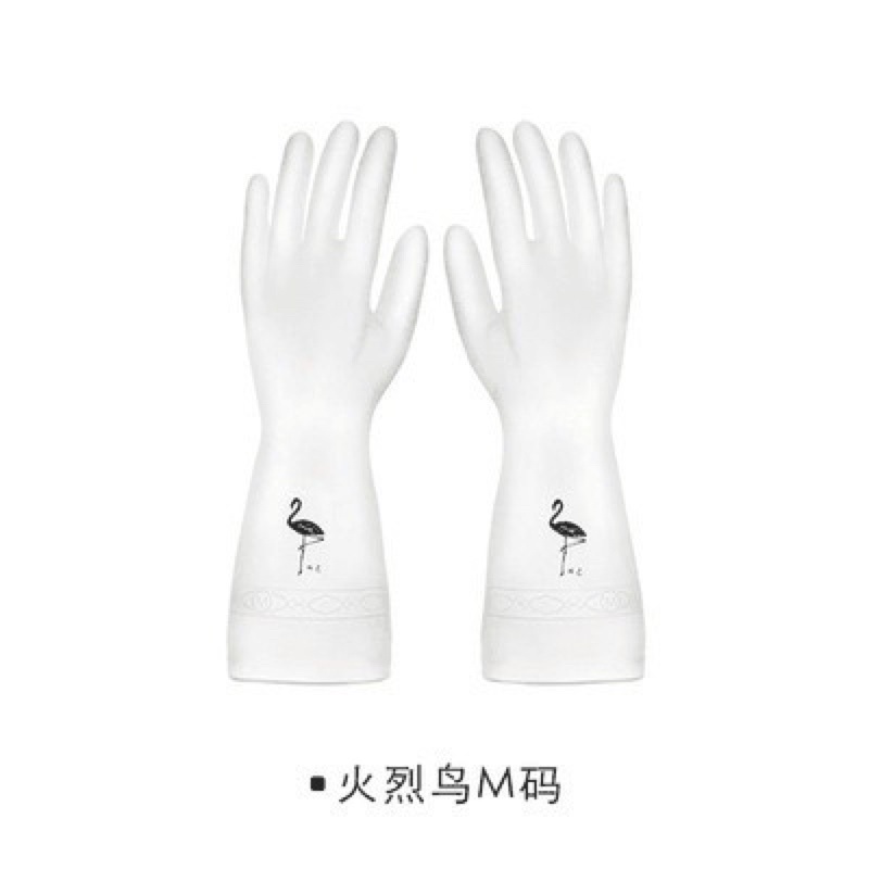 Găng tay cao su đa năng siêu dai màu trắng