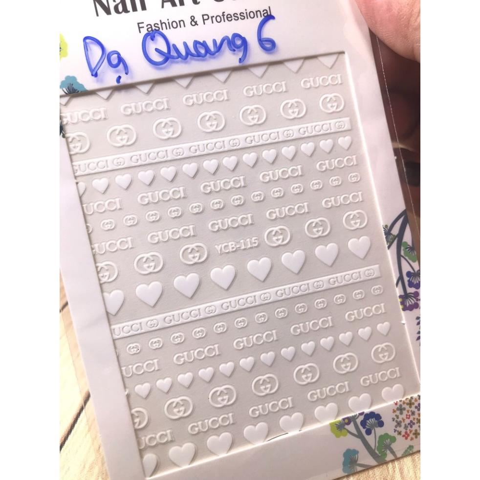 Hình dán móng tay Dạ quang 6
