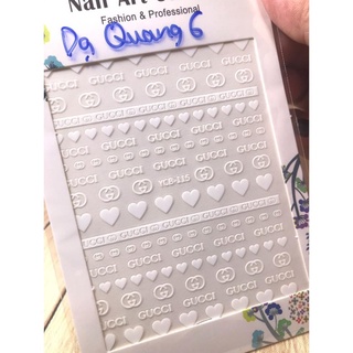 Hình dán móng tay Dạ quang 6