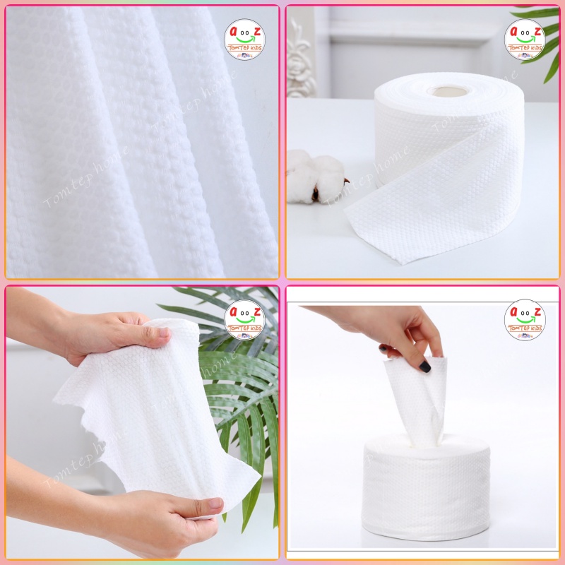 Khăn Vải Khô Đa Năng Chất Liệu 100% Cotton Từ Sợi Bông Không Bụi Mịn - Hàng Xuất Khẩu