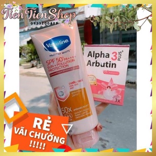 Dưỡng thể kích trắng vaseline 50x , 10x