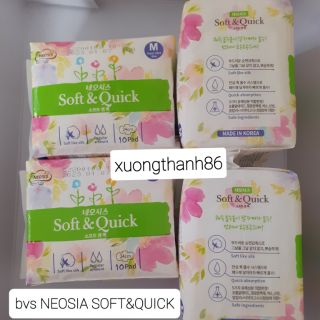 Băng Vệ Sinh (BVS) Neosis Soft&Quick Day Size M ( 24cm - 10 Miếng )