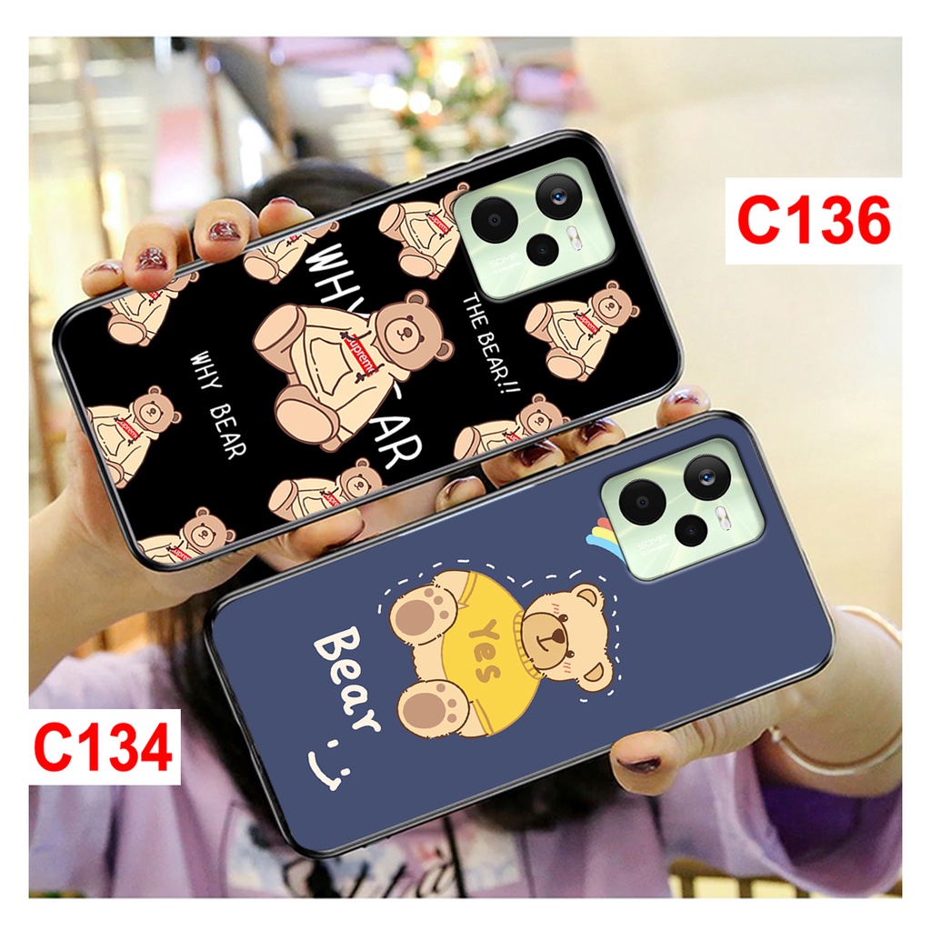 Ốp lưng Realme C35 in hình gấu bear cute đáng yêu. ốp realme c35 bền đẹp.